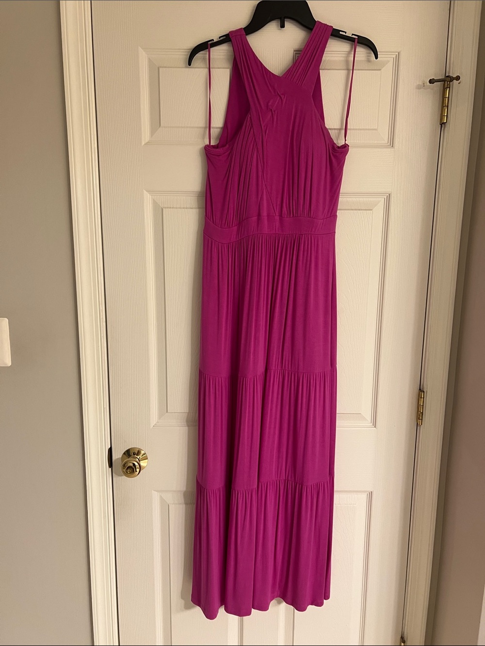 Soma Sleeveless Maxi Dress in Fuchsia